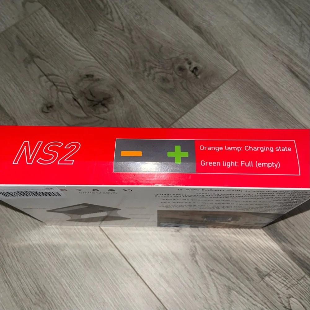 NS2 Charging Storage Rack - Black with Blue Accents